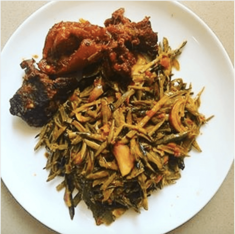 How to Make Boiled Yam & Ugba Sauce (African OilBean Seed