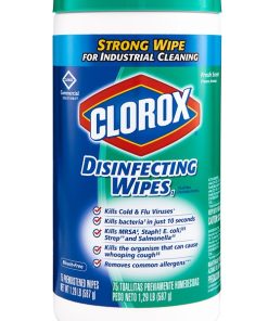 Clorox disinfecting wipes for industrial cleaning